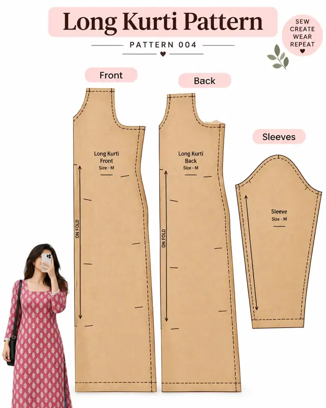 Long Kurti Pattern