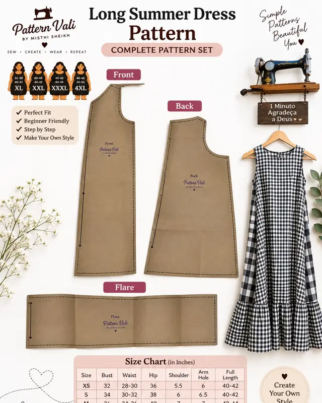 Long Summer Dress Pattern